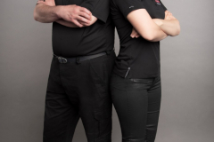 Eva Hakansson and Bill Dube.