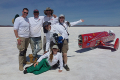The KillaJoule team at Lake Gairdner, 2019. Photo by Martin Powditch